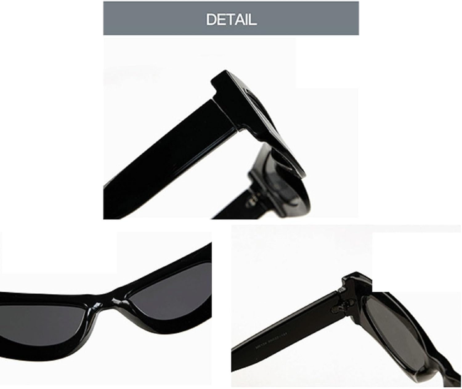 Trendy Cat Eye Sunglasses for Women Men 90s Retro Shades Fashion Green Champagne Sun Glasses N45 - Image 6