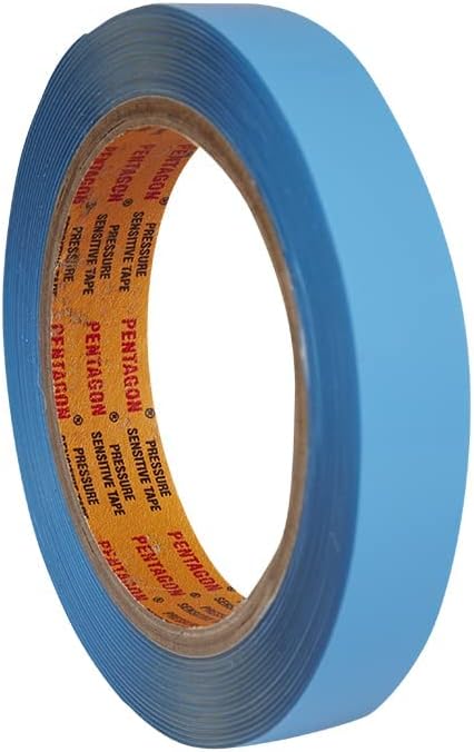 PENTAGON®|PRO Frame Mounting Tape| No Drilling or Use of Tools | Heavy Duty Double Sided Mounting Tape | Home Décor, Office Décor Colour Clear (12 MM)