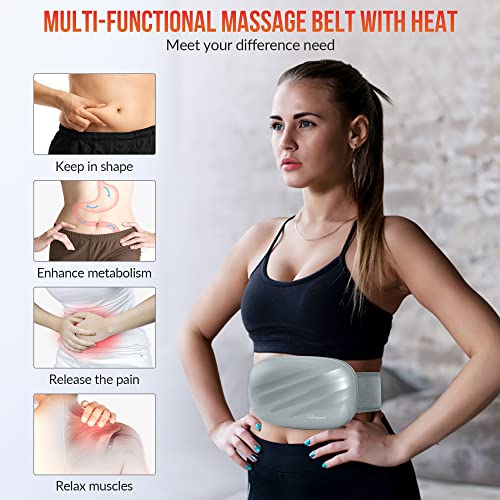 Snailax Heating Pad For Back Pain, Powerful Vibration Massage Belt With Fast Heat Pad,6 Vibration & 3 Heat Settings, Back Massager With Heat, Heated Belly Wrap Belt For Lumbar, Abdominal, Cramps #TOP3