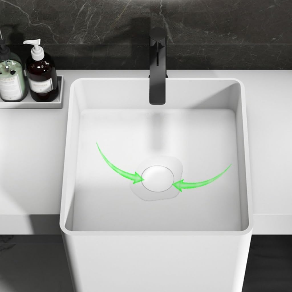 Modern Kitchen Sink Pedestal Sink Floor-Standing Bathroom Wash Basin, Bathroom Balcony Wash Basin Drop in Kitchen Sink