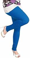 Vista 23 de ladyline Leggings Churidar extra largos de algodón liso para yoga indio, pantalones de entrenamiento para mujer