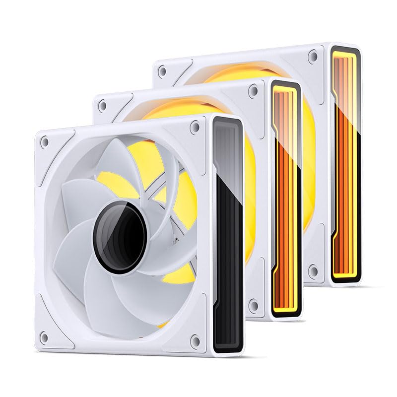Jonsbo ZK-120WR Reverse PWM L?fter, A-RGB - 120mm, wei?, 3er-Pack