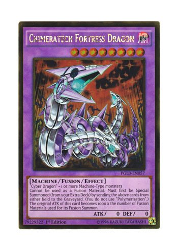Amazon.co.jp: 遊戯王 英語版 PGL3-EN057 Chimeratech Fortress Dragon