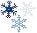 Large Felt Snowflake 24/Pkg-Winter