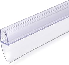 Seals for Glass and Shower Enclosure | Various Models and Sizes | for 6-8 mm Glass | Length 200 cm (Vertical Wing Model)