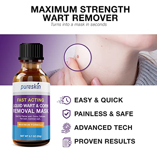 Pureskin Foot Corn Remover, Corn Removal For Toes, Corn Removers For Feet Extra Strength, Liquid Corn And Callus Remover #TOP5