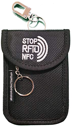 MakakaOnTheRun Keyless Go - Funda para llave de coche (protección RFID, protección contra robos)