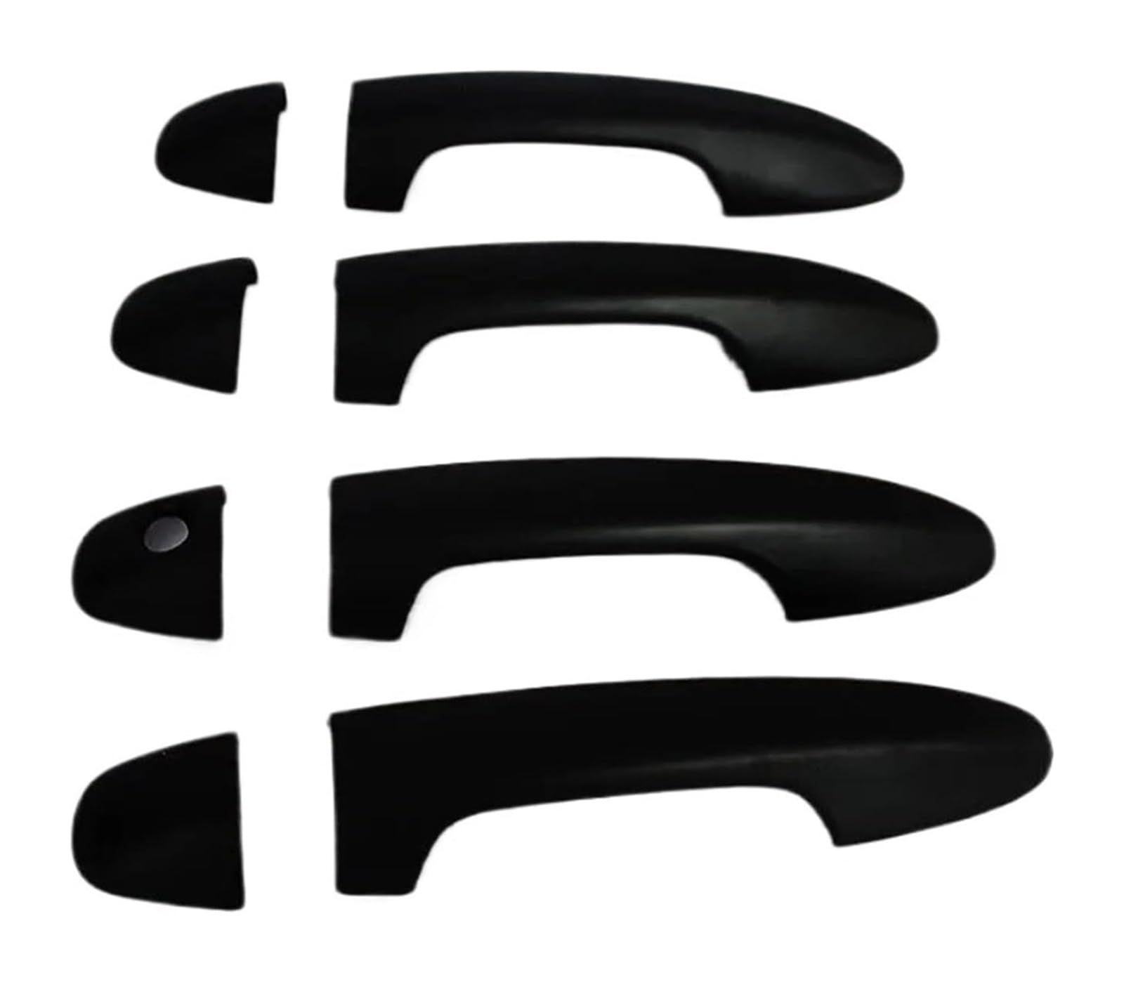 HCKCLMBMZW for Toyota for Hilux for Revo 2016-2019 2021 Car Exterior Door Handles Carbon Fiber Handle Cover Door Handle Cover(Black)