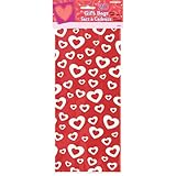 Hearts Afire Valentine's Day Cellophane Bags, 20ct
