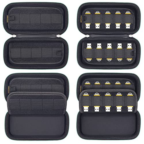 image for QUENZROC USB Drive Case Organiser Fits 20 Flash Thumb Drives USB Stick