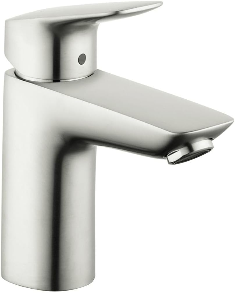 Logis Modern Low Flow Water Saving 1-Handle 1 6-inch Tall Bathroom Sink Faucet in Brushed Nickel, 71100821