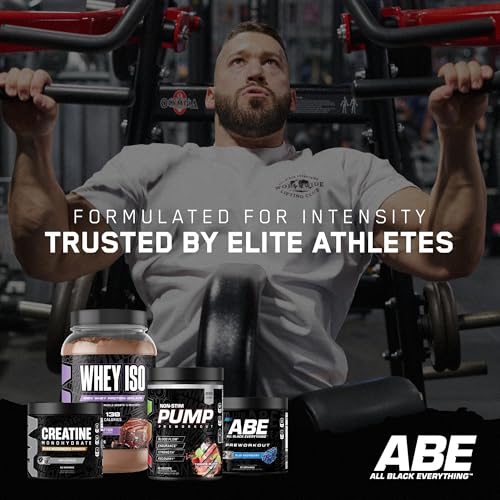 Image of All Black Everything Non Stim Pre-Workout | Preworkout Energy Drink Mix | Caffeine Free | Creatine, Beta Alanine & Citrulline | Energy Supplement for Men & Women | Blue Razz | 40 Servings