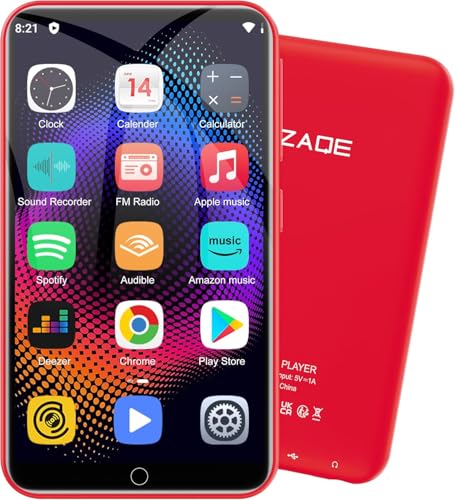 MP3 Player with Bluetooth and WiFi, 80GB Storage& Android OS, 4' Touch Screen Spotify Music&Video...