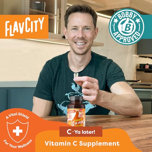 FlavCity Vitamin C Supplement, C-Ya Later! Superfood-Derived Immunity Support - Bioavailable Vitamin C Immune Support from Acerola Cherry, Rose HIPS & Camu Camu - 500% Daily Value (60 Capsules) - Image 3