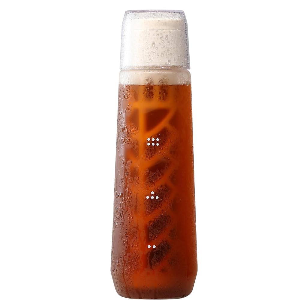 Cold Brew Coffee Maker, Portable Iced Coffee Pot, Household Glass Coffee Cold Brewing Pot, 750ML Summer Cold Extraction Filter Pot