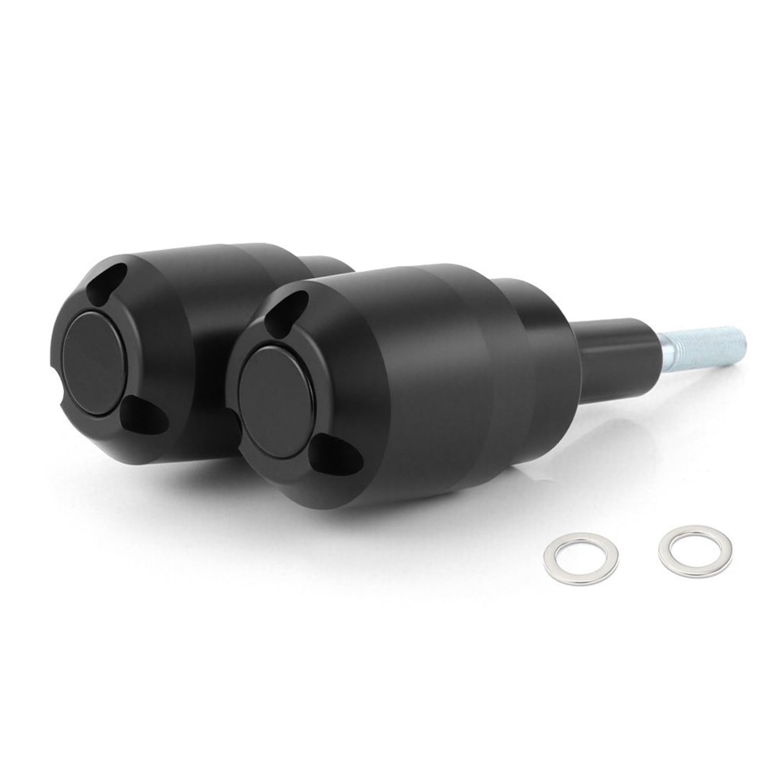 Przednie tylne koło oś widelca suwaki Pasuje do Hon & da CB1000 Hornet 2025 + ochrona przed upadkiem motocykla ochraniacze Crash Pad suwaki ramy(Type 2 Black)