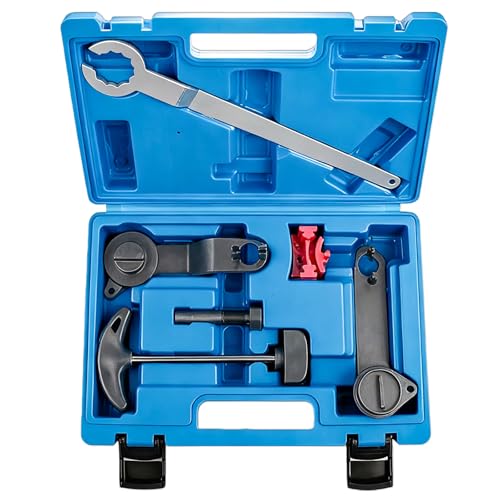 Leikurvo Set di attrezzi per cinghie dentate compatibili con VAG(EA211) 1.0, 1.2, 1.4 Tsi, TFSi, 1.0 MPI, motori per VW Jetta/Seat/Škoda/VW/AUD A1 A3, 3 e 4 cilindri