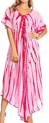 Caftan Sakkas Melika la Robe Tie Dye aux Finitions Fluides et Légères