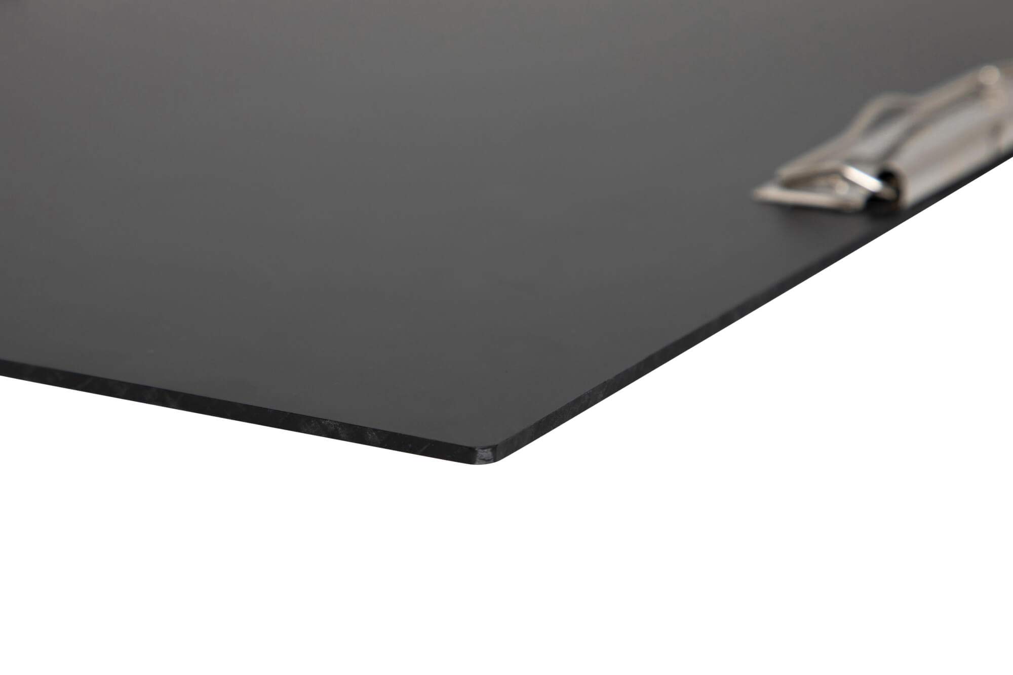 MAUL porte bloc A3 | Porte bloc en plastique au format DIN A3 paysage | Clipboard à suspendre | Pince pour ranger le papier | Pour le bureau, la cuisine et l'atelier | Noir