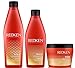 Produktbild Redken Frizz Dismiss Set - Shampoo 300ml + Conditioner 250ml + Maske 250ml - Neu