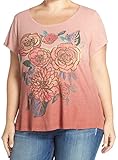Lucky Brand Women's Plus-Size Washed Bouquet Top