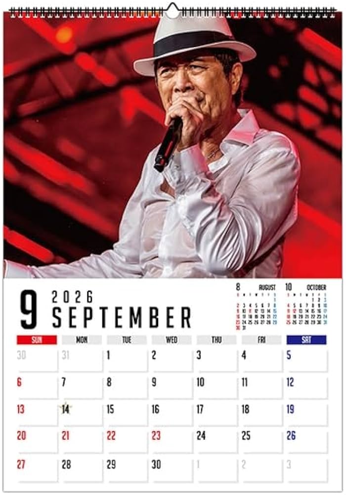 Amazon.co.jp: 矢沢永吉 E.YAZAWA壁掛けカレンダー2026 : 文房具