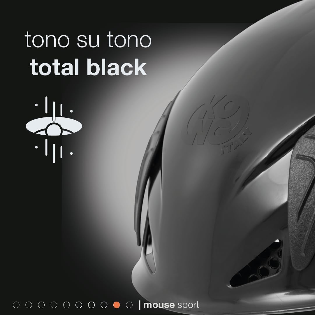 Casque léger avec Coque en ABS Noir Universelle 52-63cm