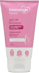 Monange Gel de Limpeza Facial Anti-Ressecamento com Ácido Hialurônico e Niacinamida 120g