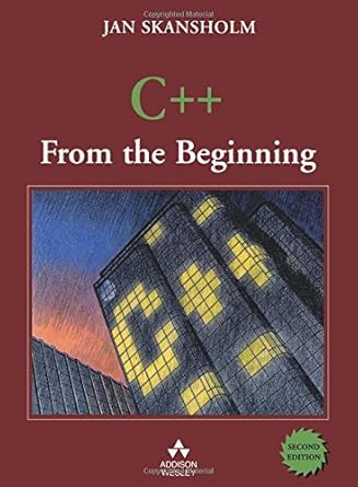 Amazon.com: C++ from the Beginning (2nd Edition): 9780201721683 ...