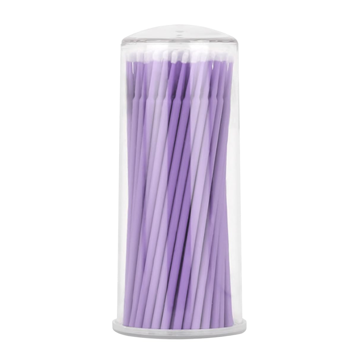 100Pack 1.5mm Touch Up Paint Brushes, Repair Paint Brushes, Disposable Cotton Swabs Micro Applicators for Car Paint Chip Repair Automotive Scratch (Light Purple)