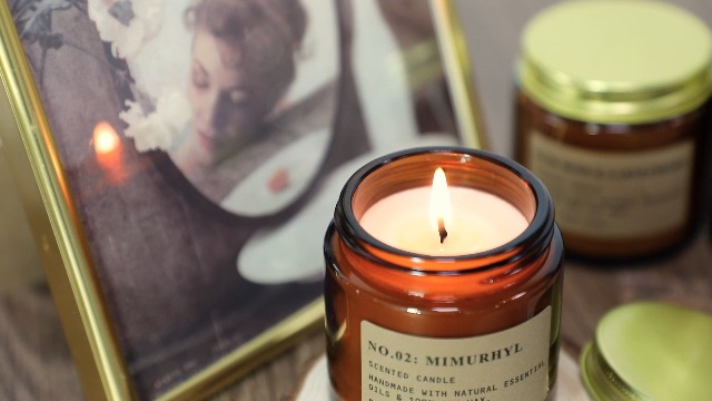 Candele Profumate In Vetro Da 400g - Set Di 4 Con Profumi Rosa, Teak, Tabacco E Pompelmo, Cera Di Soia, Durata 100 Ore - Foto 2