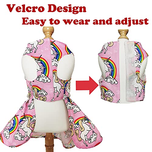 Xpudac 2 Pack Dog Dress Pet Skirt Doggie Apparel Puppy Bowtie Dresses For Small Dogs Girl And Cats #TOP1