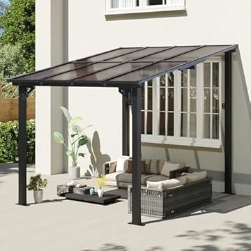 aluminum pergola on deck