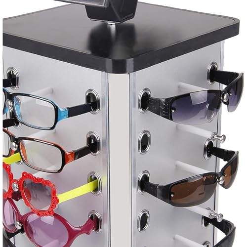 Expositor giratorio para gafas de sol con espejo superior 3
