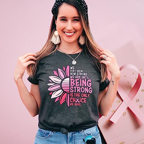 Breast Cancer Shirts Women Breast Cancer Awareness T-Shirts Cancer Survivor Pink Ribbon Short Sleeve Graphic Tee Tops2