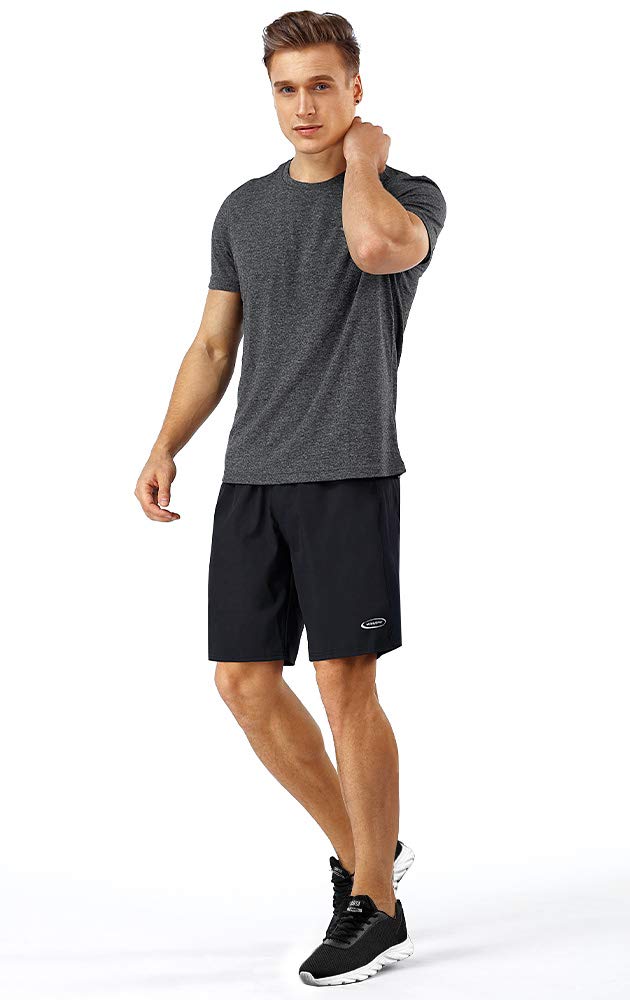 MOBIUSPHY Pantaloncini Uomo Palestra Shorts Running Sportivi Pantaloni Corti Uomo Pantaloncino Sport Allenamento Basket Tennis Short con Tasche per Fitness Sport Tempo Libero