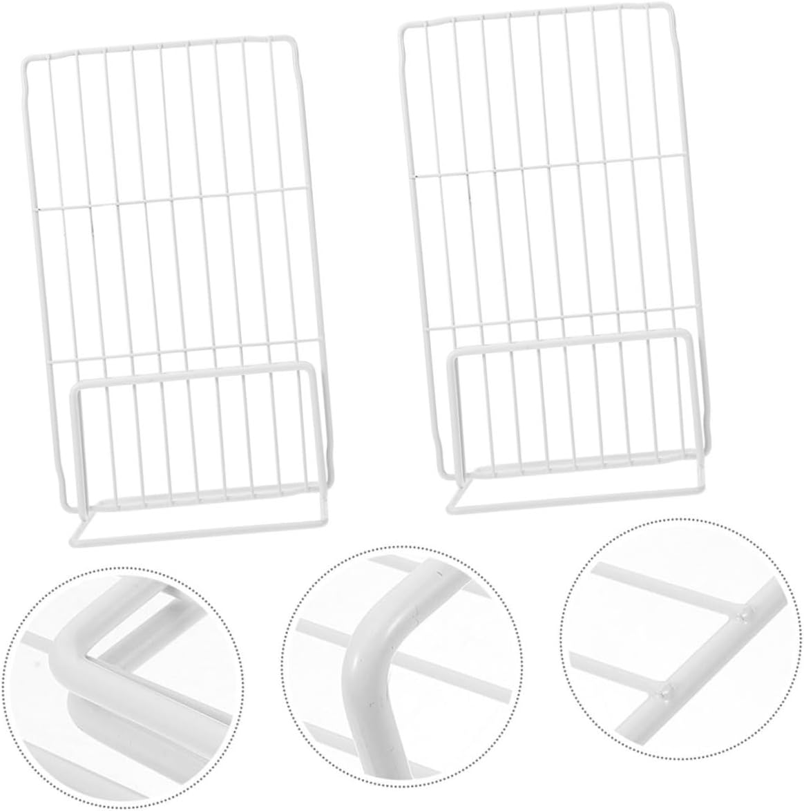 Freezer Wire Divider Set of 2 Adjustable Mesh Separator for Refrigerator and Freezer Organization Sturdy Metal Shelf Dividers for Food Storage for Chest