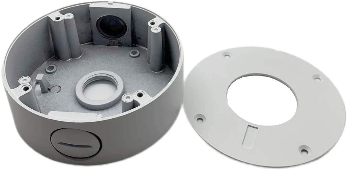 eSecure UJB120 Universal Junction Box, Fit Any Brand Camera Base Diameter Range 3.8"-4.7" (97-120mm), Compatible with DS-1280ZJ-DM18, DS1280ZJ-S, DS-1260ZJ, DS-1280ZJ-DM46, PFA137, PFA136, PFA139