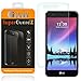 [2-Pack] LG Fortune/LG K4 (2017) Screen Protector [Tempered Glass], SuperGuardZ, 9H, 0.3mm, 2.5D Round Edge, Anti-Scratch, Anti-Bubble [Lifetime Replacement]