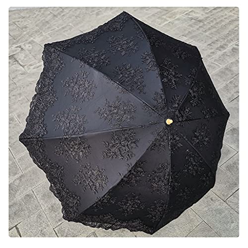 Parapluie de voyage compact et robuste contre la pluie et le soleil beige