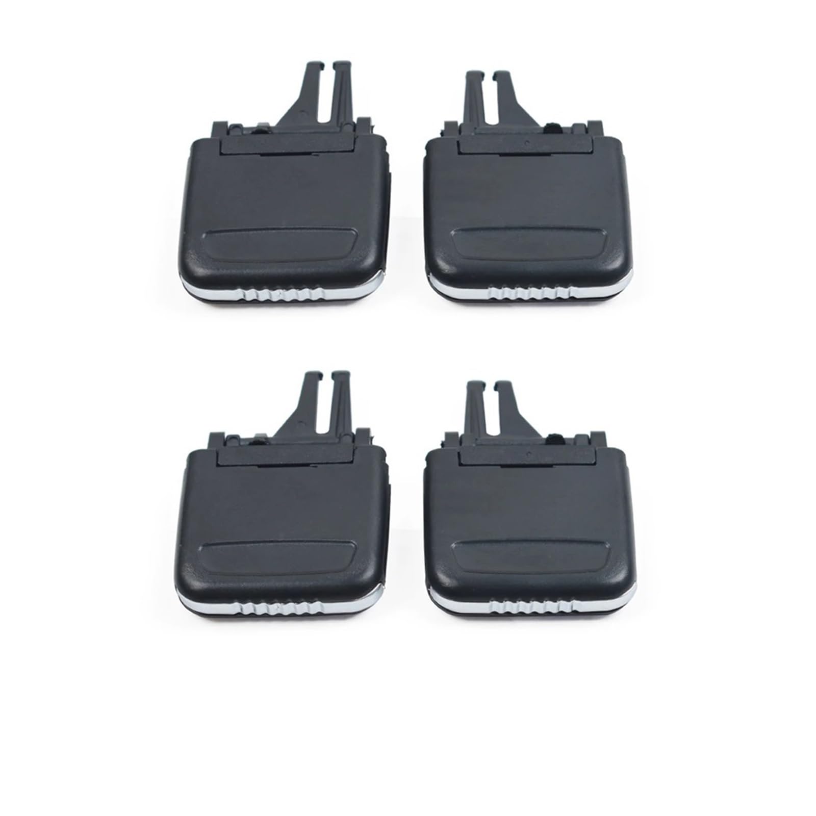 1/2/4/6PCS AC Vent Grille Slider Outlet Tab Clip,Fit For Porsche, Cayenne 2010-2017 Repair Kit Car Front Rear Air Vent Central شريط تمرير تدفق الهواء(4PCS)