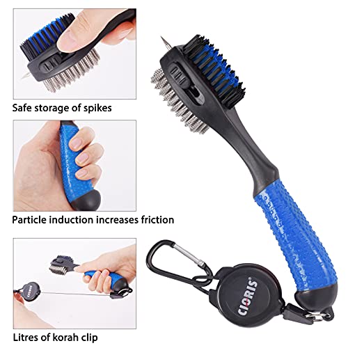 image for CLORIS Golf Club Cleaning Kit Golf Club Cleaner Set with Soft Golf Tow