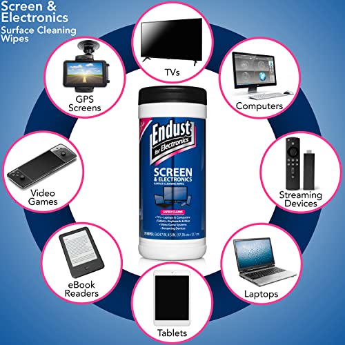 Endust 11506 For Electronics; Screen & Surface Cleaning Wipes thumb #3