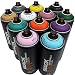 Montana BLACK 400ml Complementary Colors Set of 12 Graffiti Street Art Mural Spray Paint