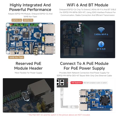 ESP32-P4-WIFI6-DEV-KIT kit de développement haute performance Wi-Fi 6