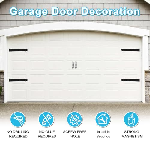 image for RHULKRUI Magnetic Garage Door Hardware,Magnetic Garage Door Handles,Ga