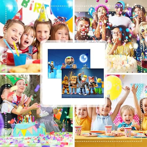 Miotlsy 24pcs Roblox Biglietti Invito Inviti