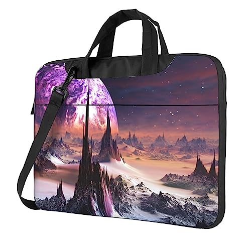 Ordinateur portable sac à bandoulière imperméable Galaxy Stars Hills étoiles