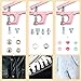LYNDA Plastic and Metal Snap Buttons with Snaps Pliers Set,300 Sets Plastic...