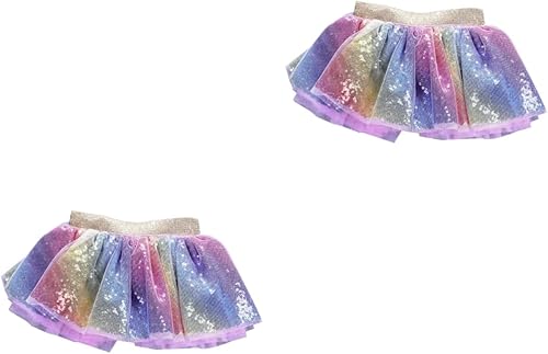 PACKOVE 2pcs Angel Costume for Kids Kid Angel Costume Fashion Baby Dress Dance Tutu Dress Girls Tutu Glitter